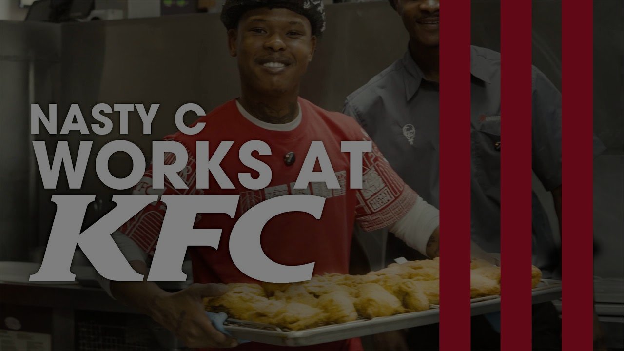 Nasty C Works At KFC