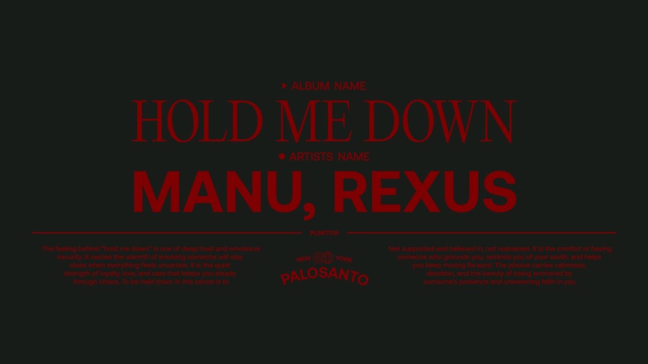 MANU, REXUS - HOLD ME DOWN