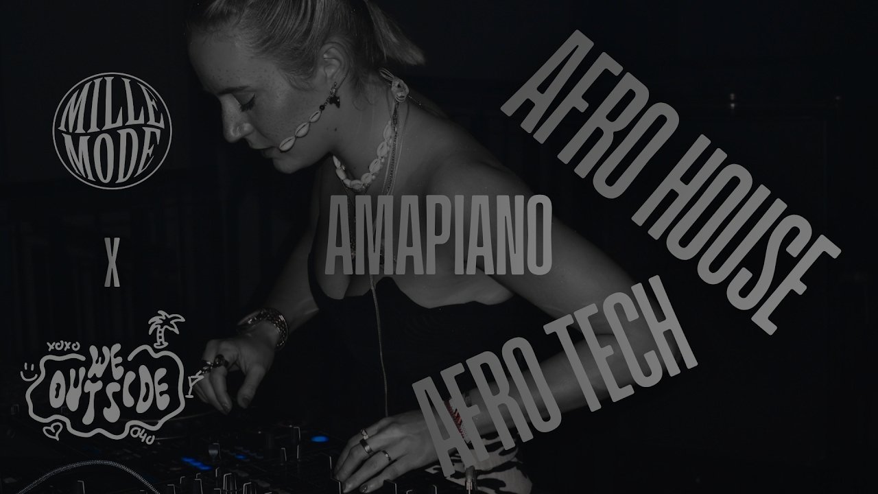 Afro House, Afro Tech, Amapiano live set by MilleMode at We Outside in Hamburg