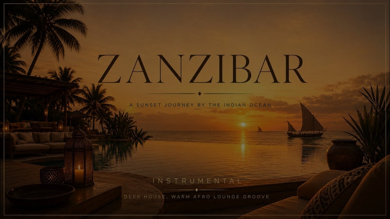 SUNSETPOOL — ZANZIBAR | Deep House & Warm Afro Lounge Groove | Instrumental Sunset Mix