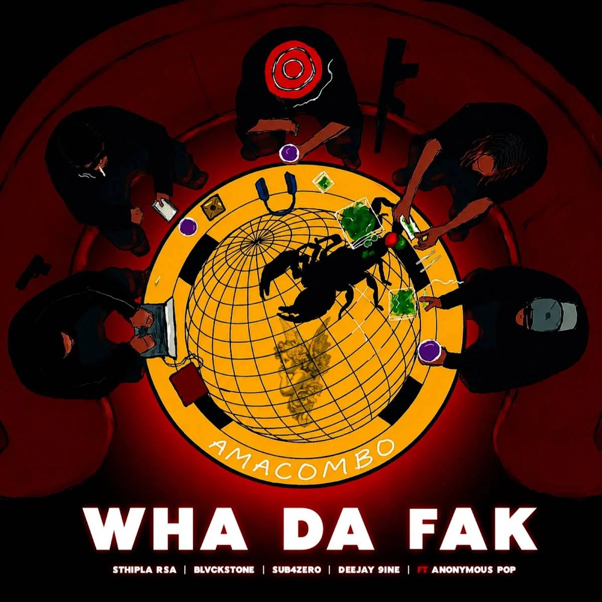 Sthipla rsa Blvckstone Sub4Zero and Deejay 9ine Wha Da Fak Amacombo feat. Anonymous Pop