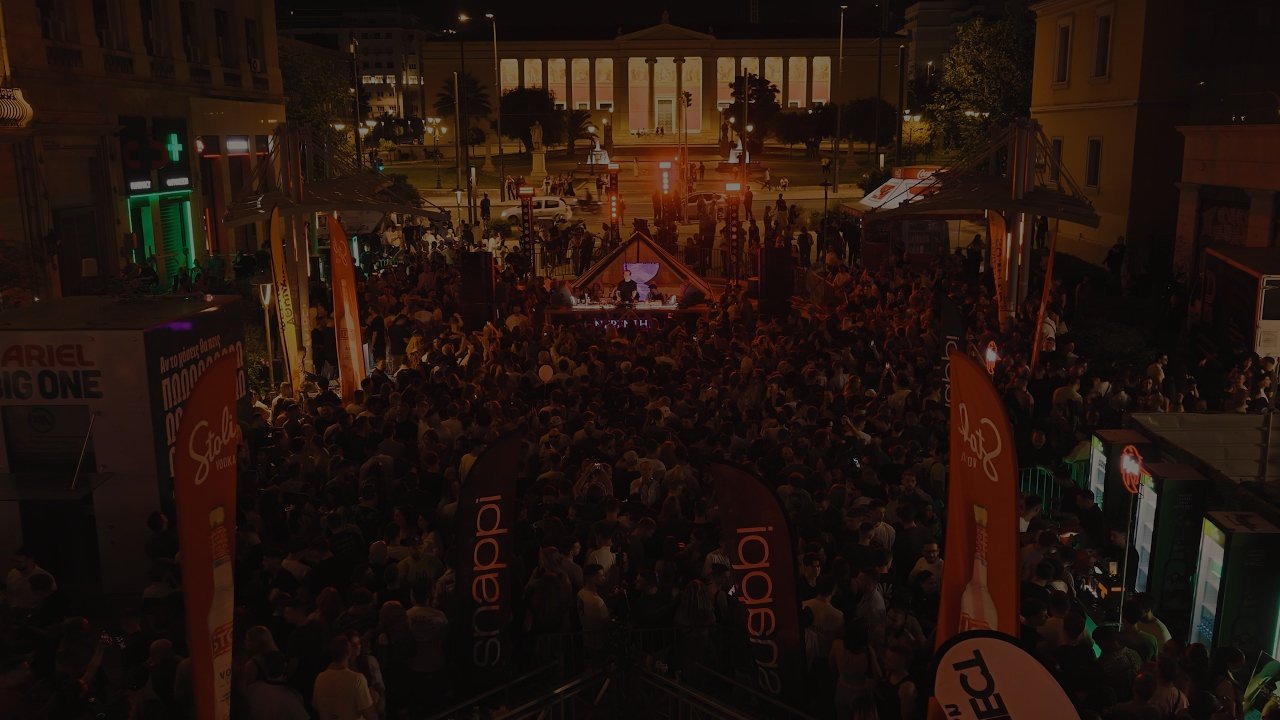 Emanuel Satie live at Korai Square in Athens for Nepenthe x This is Athens Festival