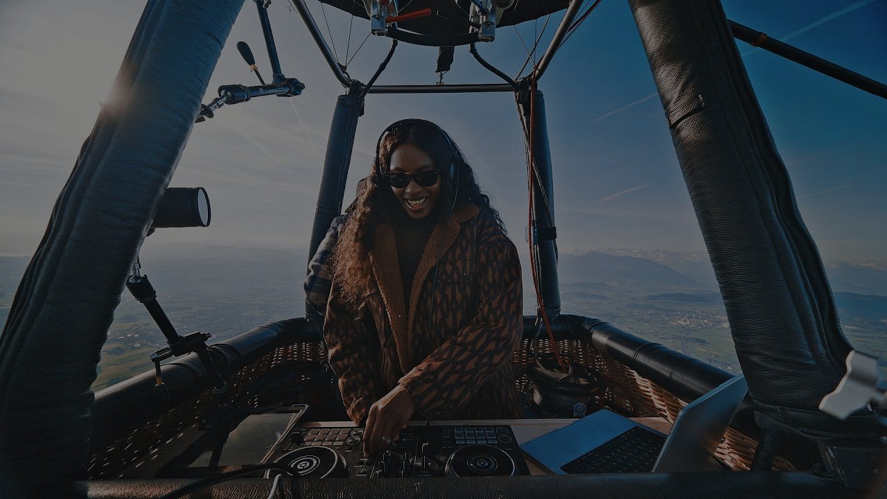 Gina Jeanz - Hot Air Balloon DJ Set From Zug, Switzerland | Live Afro House Mix