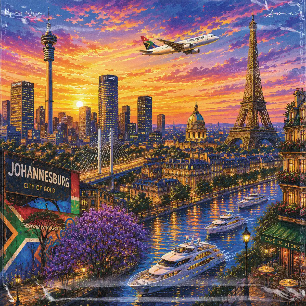 Mpho.Wav, Awen – jozi to paris