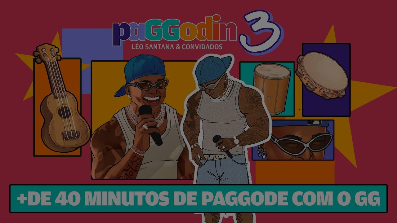 Léo Santana - paGGodin 3 - completo (+de 40 minutos de pagode com Léo Santana)